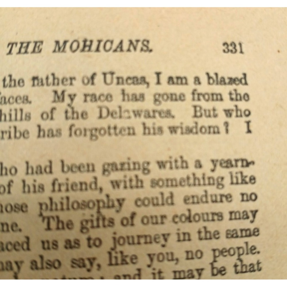 The Last of the Mohicans book by J.F. Cooper Vintage Federal Book Co N.Y Rare - Picture 8 of 10